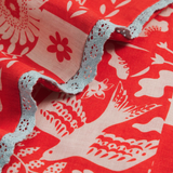 Sage & Clare Indiana Linen Pillowcase Set - Poppy Standard