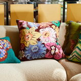 Sage & Clare Ines Velvet Cushion - Burnt Sienna