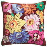 Sage & Clare Ines Velvet Cushion - Burnt Sienna