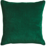 Sage & Clare Ines Velvet Cushion - Verdant