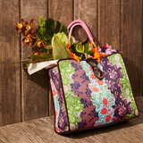 Sage & Clare Leilani Tote Bag - Garnet