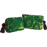 Sage & Clare Lucia Terry Pouch - Kelp