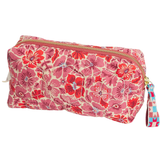 Sage & Clare Magnolia Makeup Bag - Poppy