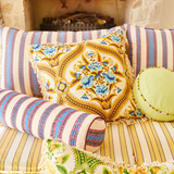 Sage & Clare Margaret Fringe Cushion - Clay