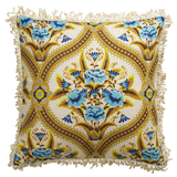 Sage & Clare Margaret Fringe Cushion - Clay