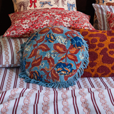 Sage & Clare Margot Velvet Cushion - Celeste