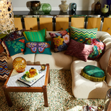 Sage & Clare Maria Embroidered Cushion