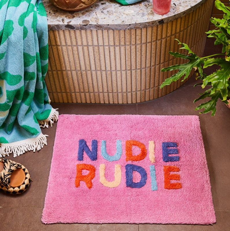 Sage & Clare Tula Nudie Bath Mat Mini - Dahlia