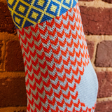 Sage & Clare Palmina Knitted Stocking - Cerulean