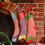 Sage & Clare Palmina Knitted Stocking - Cerulean