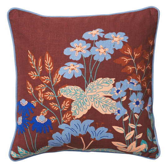 Sage & Clare Pepita Floral Cushion