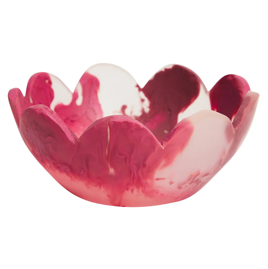 Sage & Clare Petal Bowl - Rhubarb