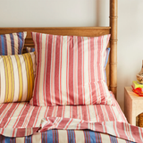 Sage & Clare Selene Cotton Euro Pillowcase Set - Crimson