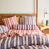 Sage & Clare Selene Woven Bolster Cushion - Azure