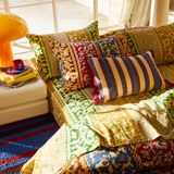 Sage & Clare Selene Woven Cushion - Azure