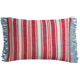Sage & Clare Selene Woven Cushion - Crimson