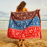 Sage & Clare Thea Bath Sheet - Vermillion