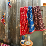 Sage & Clare Thea Bath Sheet - Vermillion