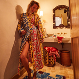 Sage & Clare Thea Cotton Robe - Vermillion