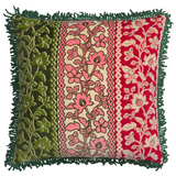 Sage & Clare Thea Velvet Cushion - Kelp
