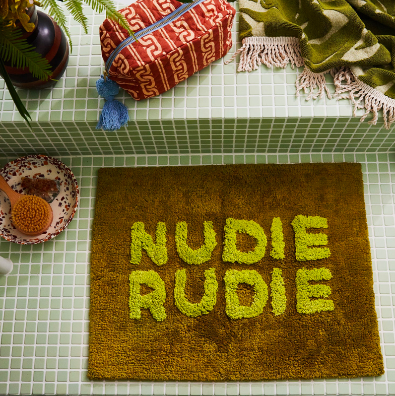 Sage & Clare Tula Nudie Bath Mat Mini - Artichoke