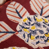 Sage & Clare Vivi Appliqué Cushion - Rosewood