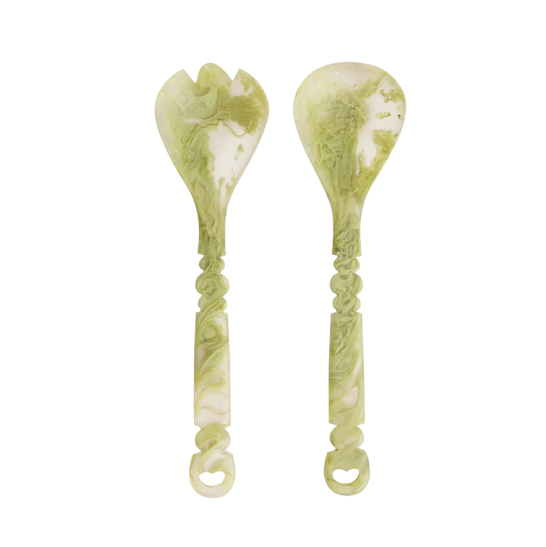 Sage & Clare Wilkie Salad Servers - Pistachio