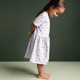 Nature Baby Saturday Dress Ribbons Zen Blue