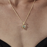 Stolen Girlfriends Club Celestial Heart Necklace Gold Plated
