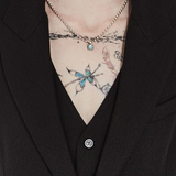 Stolen Girlfriends Club Baby Claw Ball Chain Necklace Opal