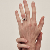 Stolen Girlfriends Club Baby Claw Ring - Garnet