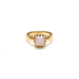 Stolen Girlfriends Club Baby Claw Ring Rose Quartz Gold Plated