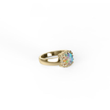 Stolen Girlfriends Club Baby Claw Ring Opal - Gold