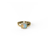Stolen Girlfriends Club Baby Claw Ring Opal - Gold
