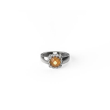 Stolen Girlfriends Club Baby Claw Ring Orange Citrine