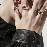 Stolen Girlfriends Club Baby Claw Ring Orange Citrine