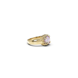 Stolen Girlfriends Club Baby Claw Ring - Pink Opal Gold