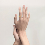 Stolen Girlfriends Club Baby Claw Ring - Pink Opal Gold