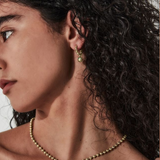 Stolen Girlfriends Club Baby Claw Ball Chain Sleeper Opal - Gold