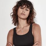 Stolen Girlfriends Club Birthstone Heart Necklace Amethyst - February