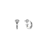 Stolen Girlfriends Club Clean Logo Hoop Earrings