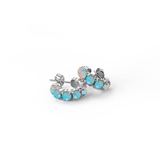 Stolen Girlfriends Club Love Halo Cluster Earrings Opal