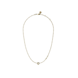 Stolen Girlfriends Club Dahlia's Heart Necklace Opal - Gold