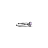 Stolen Girlfriends Club Dahlia's Heart Ring Pink Amethyst