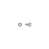 Stolen Girlfriends Club Dahlia's Heart Stud Earrings Opal