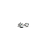 Stolen Girlfriends Club Dahlia's Heart Stud Earrings Opal