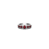 Stolen Girlfriends Club Halo Cluster Ring - Garnet