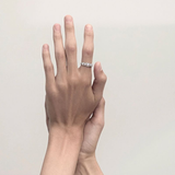 Stolen Girlfriends Club Halo Cluster Ring - Pink Opal
