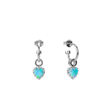 Stolen Girlfriends Club Love Claw Anchor Earrings Opal