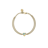 Stolen Girlfriends Club Love Claw Bracelet - Opal - Gold